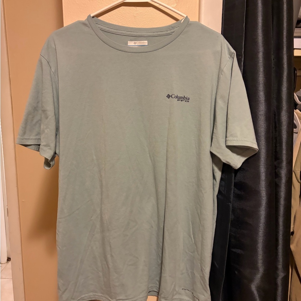 Columbia Men's Sage Green Short Sleeve Tee